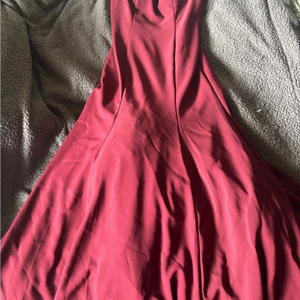 Elegant Red Women's Dress